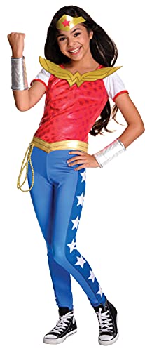 DC Superhero Girls: Wonder Woman Costume for Kids by Rubies, Girl's Large