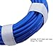 GLS Audio 50ft Mic Cable Patch Cord - XLR Male to XLR Female Blue Microphone Cable - 50' Balanced Mike Snake Cord