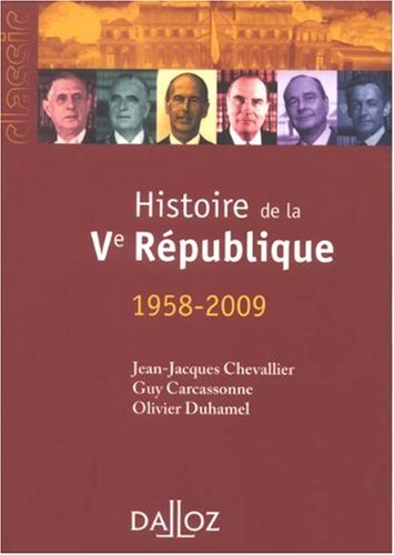 Histoire de la Ve république, 1958-2007