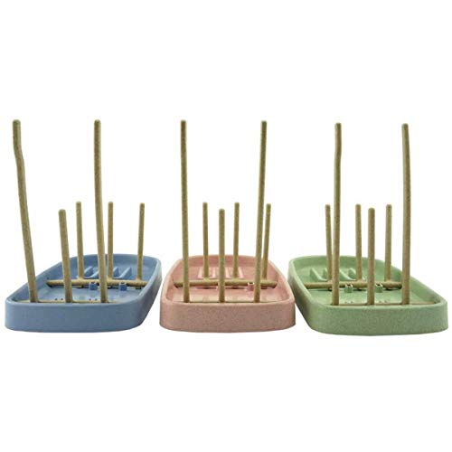 Yesbaby Detachable Drying Rack Baby Feeding Bottle Dryer Cleaning Cup Stand Holder Nipple Shelf Drying for Bottles (Color : Green) - Thumbnail 4