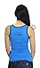 Harley-Davidson Womens Dark Ride Foil Studded Lace Yoke Blue Tank