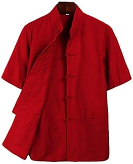 ZooBooTai Chi Clothing Wing Chun Kung Fu Clothes Short Sleeves Tang Shirt