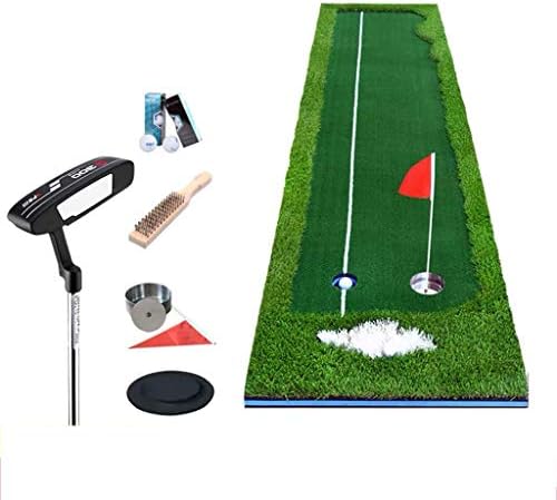 YGO Golf Putting Green Putting Mat Training Equipment 10ft Length – 2 Holes – Portable Mat with Balls and Putter (Size : 30075cm/102.5ft)