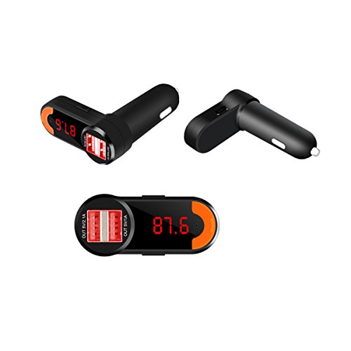 Xgody BC10 Wireless Bluetooth FM Transmitter Handsfree MP3 Player Dual USB LED Car Charger