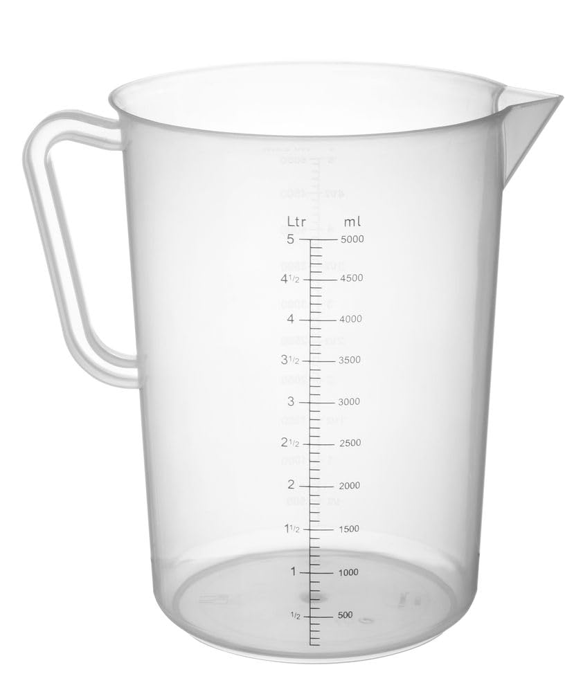 HENDI Measuring jug polypropylene, ⌀190x(H)270 mm, 5 L