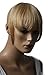 CAISHA 100% HUMAN HAIR Clip in Bangs Fringe Hair Piece Hair Extension Blonde Mix H313a