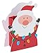 American Greetings Christmas Gift Card Holder, Santa with Light Strand