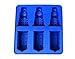 Joyoldelf Doctor Who Silicone Ice Cube Tray and Chocolate,Candy,Cookies Mold Maker - Tardis and Daleks