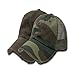 DECKY Vintage Mesh Caps Baseball Cap (Adjtable, Woodland + Chocolate)