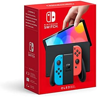 Amazon.com: Nintendo Switch with Neon Blue and Neon Red Joy-Con
