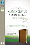 NIV Zondervan Study Bible, Personal Size, Imitation Leather, Brown/Tan: Built on the Truth of Scripture and Centered on the Gospel Message