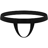 Walang Lip Men's Jock Strap Sexy Low Rise Underwear Open Pouch Super Elastic Scrotal Support Strings Underwear Thongs