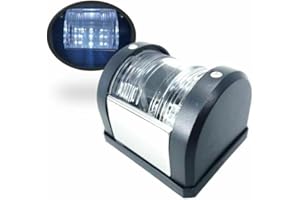 MARINE BOAT WHITE STERN LED NAVIGATION LIGHT WATERPROOF 2 NAUTICAL MILES