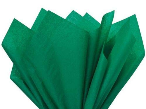 A4 Tissue Paper 100 Sheets for Gift Wrap Party Craft Acid Free (Dark Green) — image 1