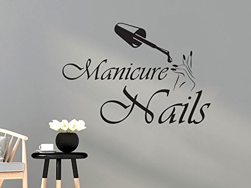 Amazon Com Manicure Wall Decals Girl Hand Spa Decor Nails Design