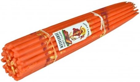 Holy Fire Easter Orange Candles from Jerusalem Свечи Иерусалимские освященные