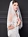 EllieHouse Women's Short 2 Tier Wedding Bridal Veil With Comb L24