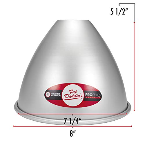 Fat Daddio's Doll Cake PDV-07 Dolly Varden Pan, 7.25 x 5.5 Inch, Silver