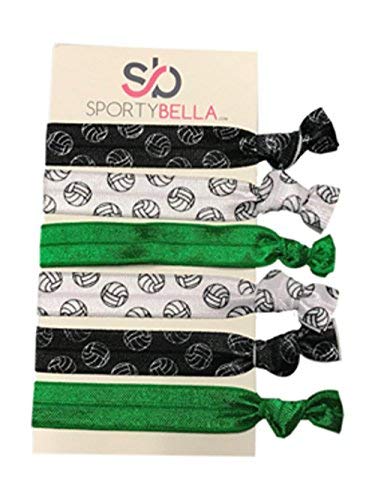 Amazon Com Volleyball Hair Accessories Green Volleyball Hair