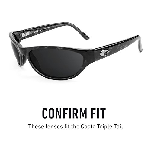 Revant Replacement Lenses for Costa Triple Tail Polarized Fire Red MirrorShield