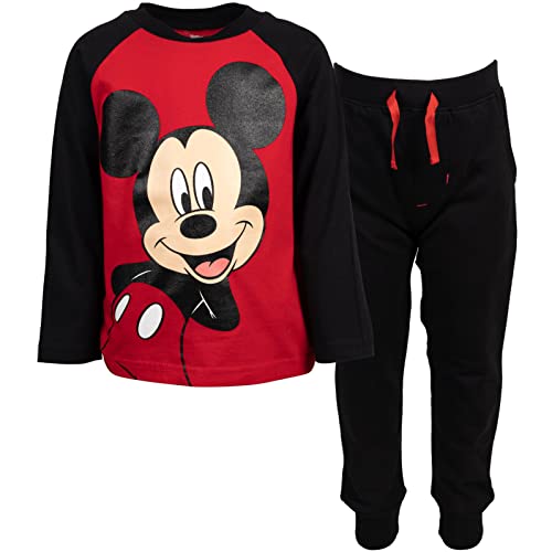 Disney T-Shirt and Fleece Pants Outfit Set Infant to Big Kid Sizes (12 Months - 18-20)