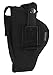 Bulldog Cases Belt and Clip Ambi Holster Fits Most Compact Auto's with 2 1/2-Inch - 3 3/4-Inch Barrels (Taurus Millennium, M&P Compact), Black (FSN-3)