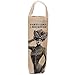 Santa Barbara Design Studio WBAG-2510B JKC Cotton Canvas Wine Bottle Bag, Party Like a Rockstar