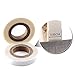 0.85cmX3Yards Lace Front Hair Support Tape 2 Rolls Pack Double-Sided Strong Adhesive Water-proof Tape for Lace Front Wigs/Toupees/Hair Extensions(White Color)