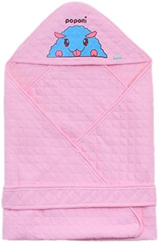 LIYAWEI Bamboo Fiber Newborn Baby Receiving Blankets Baby Wrap Carrier (80cm80cm/31.5"31.5") Pink
