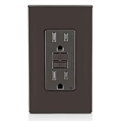 Leviton Dual-Function AFCI/GFCI Outlet, 15