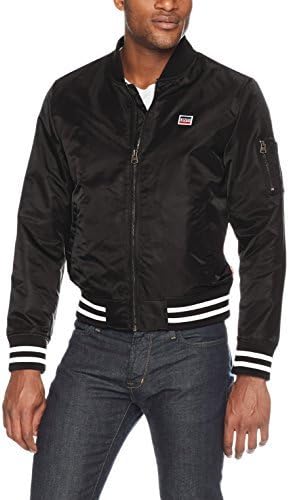 levis leather varsity bomber jacket