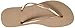Havaianas Slim Rose Gold Rubber 39/40 BR/9/10 B(M) US Women