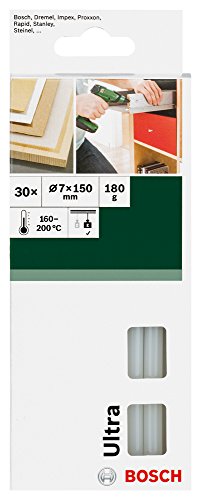 Bosch Accessories 30 Stück Klebesticks Ultra (à 7 mm, Länge 150 mm, Zubehör Klebepistole), Mehrfarbig – Bild 3