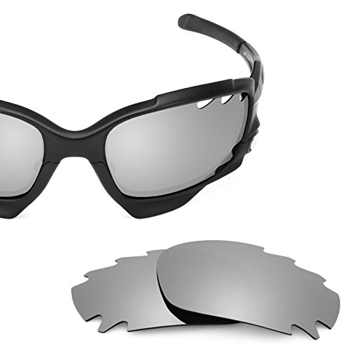 Revant Vented Polarized Replacement Lenses for Oakley Racing JacketTitanium MirrorShield