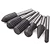 Ginode 6mm Rotary File Burr Cutter, 6Pcs Tungsten Steel Rotary File Cutter, 1/4