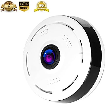 Camera 360 Degree Wifi Wireless Camera and 2.0 Megapixel,Home Secutity Panoramic HD Motion Detection IR Night Vision Two Way Audio Monitor Baby Elderly Pets (Big)