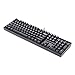 Redragon K551-N Mechanical Gaming Keyboard with Cherry MX Blue Switches Vara 104 Keys Numpad Tactile USB Wired Computer Keyboard Steel Construction for Windows PC Games (Black Not Backlit)thumb 3