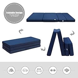Giantex 4" Thick Folding Portable Mattress Pad Sofa