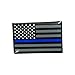 Rescuetees Thin Blue Line Flag Police Pin