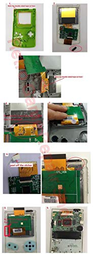image for Retro Game Repair Shop RGRS Nintendo Game Boy Color Backlight Mod Kit 