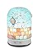 AA Sea Shell Aroma Essential Oil Diffuser Aromatherapy Humidifier 120ml mosaic glass Housing 14-Color LED Light Mute Automatic Light changing Aromatherapy machine humidifier