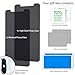homy Premium Privacy Screen Protector Kit for iPhone Xs Max 6.5 inch [2-Pack] 1x Tinted High Clarity Japanese Tempered Glass, 1x Full Black Anti Spy Filter + 2X Camera Lens Cover, Case Friendly, 9H