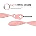 MoKo Gear S2 Watch Band, Soft Silicone Replacement Sport Band for Samsung Gear S2 Smart Watch, NOT FIT S2 Classic (SM-R732 & SM-R735), NOT FIT Gear Fit2 Watch, Vintage Rose