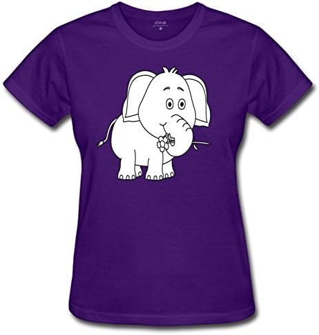 Women's The Elephant Sketch Summer Casual T Shirt