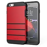 Crave iPhone 6S Plus Case, iPhone 6 Plus Case, Strong Guard Protection Series Case for iPhone 6 / 6s Plus (5.5 Inch) - Red