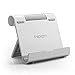 Spigen S320 Cell Phone Multi-Angle Aluminum Stand for Tablets, e-Readers Compatible with iPhone X / 8/8 Plus / 7/7 Plus Galaxy S9 Plus / S9 / Note 8 / S8 / S8 Plus /S7 Edge & More - Silver