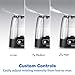 Clarion Air Ultrasonic Cool Mist Humidifier :: Whisper Quiet Air Moisturizer with High Capacity 1.6 Gallon Tank (6 Liters) :: Custom Controls, Nightlight, Automatic Shutoff, Safe & Germ Free