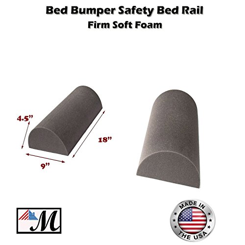 UPC 740016047278, 2 Pack - Bed Bumper , Bed Rail for Toddlers Bedding Bumper Pad Safety Guard Rail (9”x 4.5&quot;) half moon