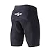 Beroy MEN'S BIKE SHORTS with 3D gel,3D Padded Cycling Shorts for men,Dark Black,Large