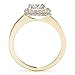TVS-JEWELS Princess Gold Solitaire With Accents Engagement Ring In 14k Gold Plated Sterling Silver Princess Cut (5)